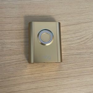 Ring Doorbell Gold Faceplate